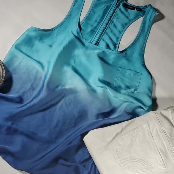 🔖A.N.A Handkerchief Drape Silky Tank Top - Picture 7 of 7